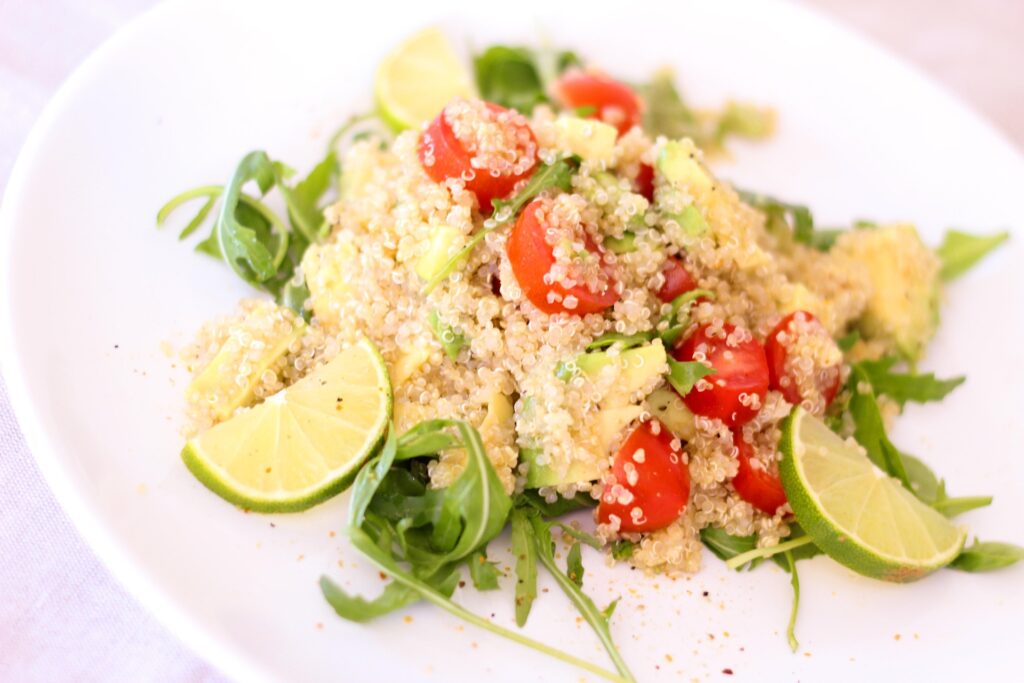 Quinoa salad: gluten and dairy free meals